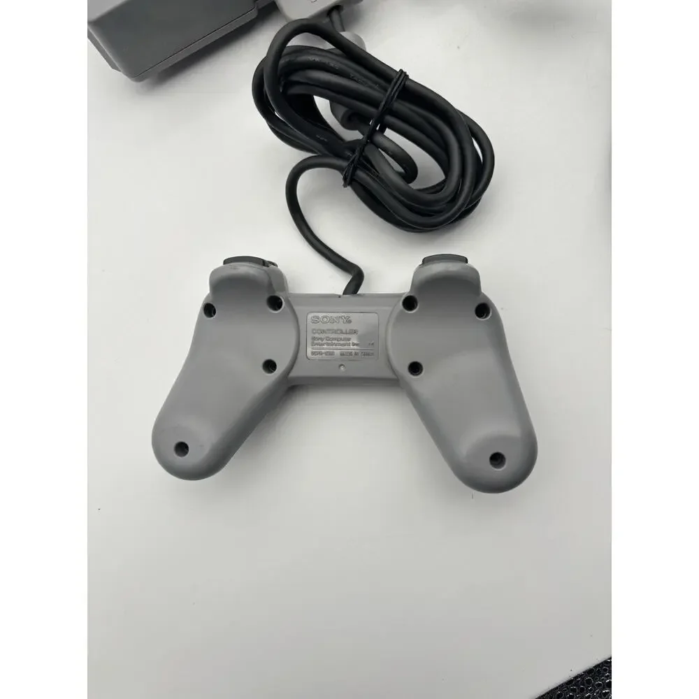 Sony PlayStation Game Console and controllers SCPH-1001 For Parts And Repair